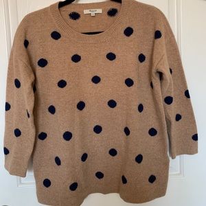 Madewell Polka Dot Sweater